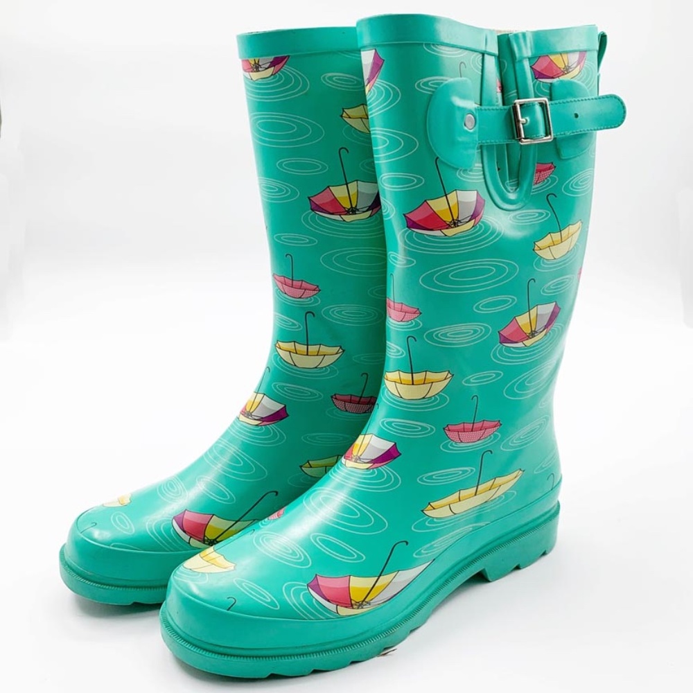 *SOLD* Western Chief Womens Size 8 Tall Rubber Rain Boots - Picture 16 of 16